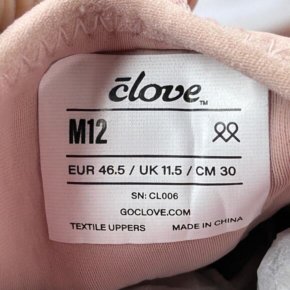 Clove Comfort Nursing/Healthcare Shoes Pink Up Sneakers Men 12 Tried On - Picture 9 of 9